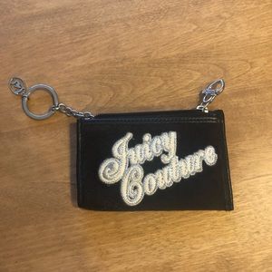 Suede Juicy Couture change purse